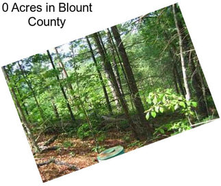 0 Acres in Blount County