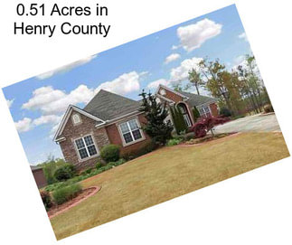 0.51 Acres in Henry County