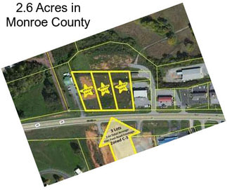 2.6 Acres in Monroe County