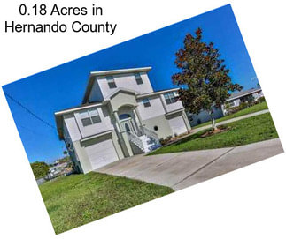 0.18 Acres in Hernando County
