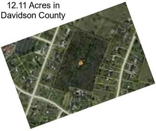 12.11 Acres in Davidson County