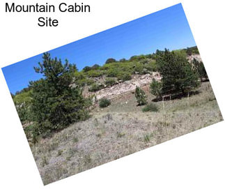 Mountain Cabin Site