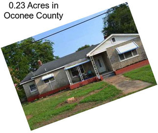 0.23 Acres in Oconee County