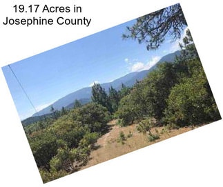 19.17 Acres in Josephine County