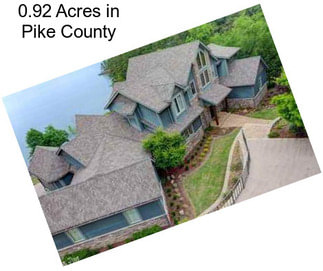0.92 Acres in Pike County