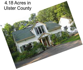 4.18 Acres in Ulster County