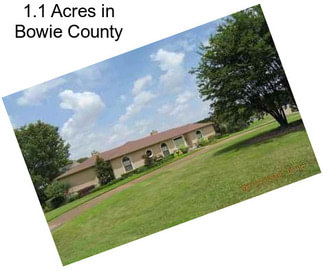 1.1 Acres in Bowie County