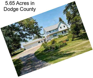 5.65 Acres in Dodge County