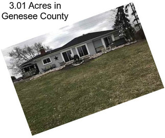 3.01 Acres in Genesee County