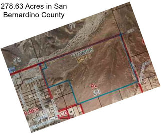 278.63 Acres in San Bernardino County