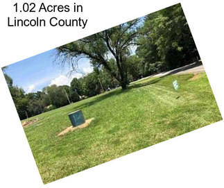 1.02 Acres in Lincoln County