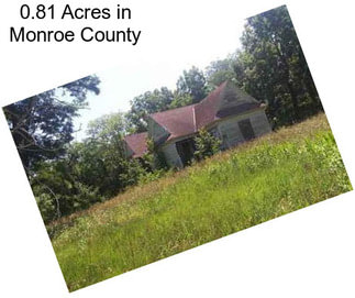 0.81 Acres in Monroe County