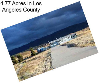 4.77 Acres in Los Angeles County