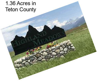 1.36 Acres in Teton County