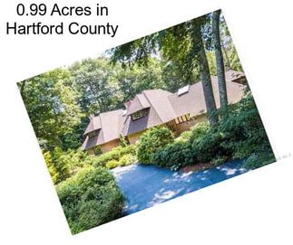 0.99 Acres in Hartford County