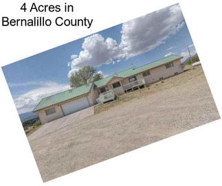 4 Acres in Bernalillo County