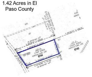 1.42 Acres in El Paso County