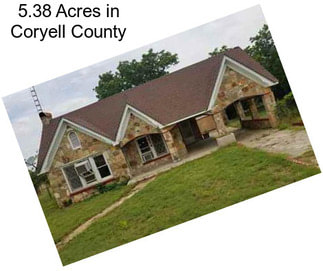 5.38 Acres in Coryell County