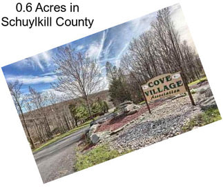 0.6 Acres in Schuylkill County