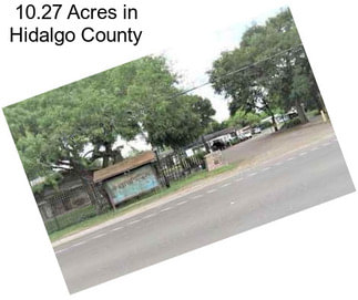 10.27 Acres in Hidalgo County