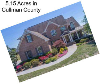 5.15 Acres in Cullman County