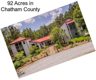 92 Acres in Chatham County