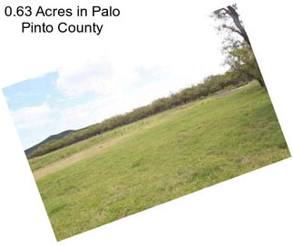 0.63 Acres in Palo Pinto County