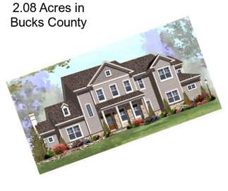 2.08 Acres in Bucks County