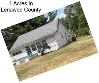 1 Acres in Lenawee County