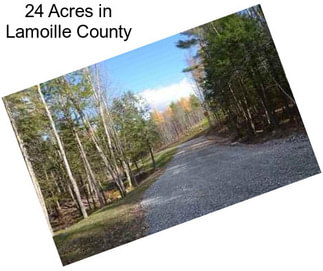 24 Acres in Lamoille County