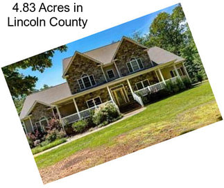 4.83 Acres in Lincoln County