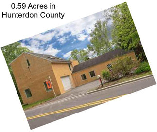 0.59 Acres in Hunterdon County