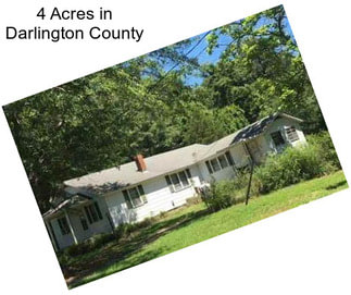 4 Acres in Darlington County