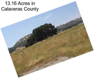 13.16 Acres in Calaveras County