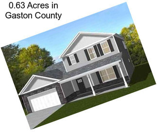 0.63 Acres in Gaston County