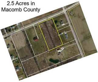 2.5 Acres in Macomb County