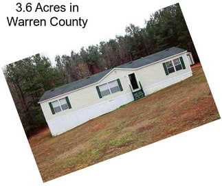 3.6 Acres in Warren County