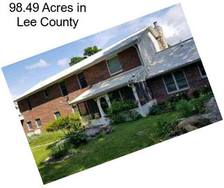 98.49 Acres in Lee County