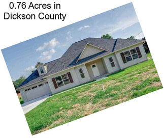0.76 Acres in Dickson County