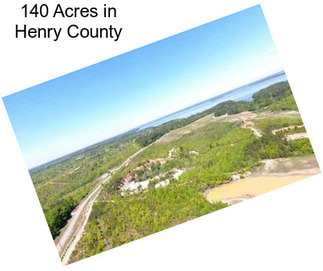 140 Acres in Henry County