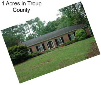 1 Acres in Troup County