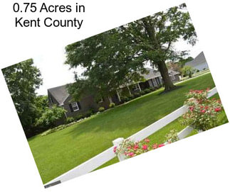 0.75 Acres in Kent County