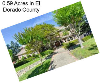 0.59 Acres in El Dorado County