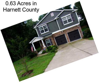 0.63 Acres in Harnett County