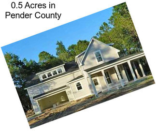 0.5 Acres in Pender County