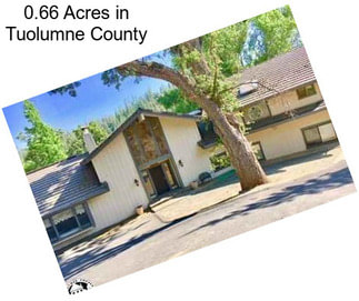 0.66 Acres in Tuolumne County