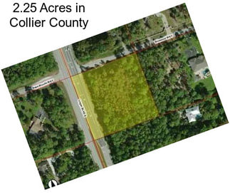 2.25 Acres in Collier County