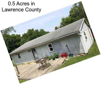 0.5 Acres in Lawrence County