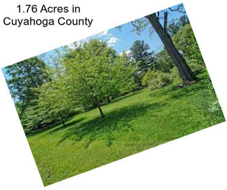 1.76 Acres in Cuyahoga County