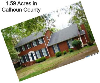 1.59 Acres in Calhoun County